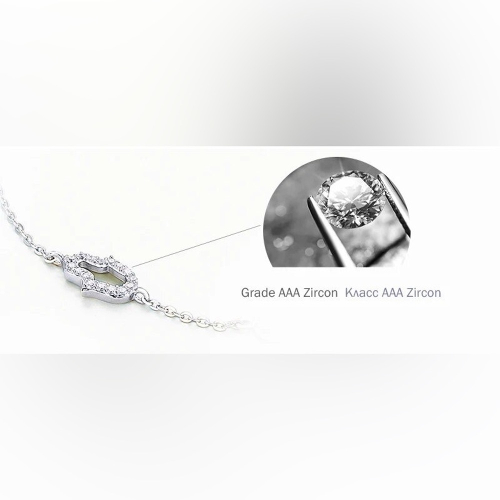 Evil Eye 925 Sterling Silver Bracelet Dainty Pendant Gift Anniversary Birthday - Picture 7 of 9